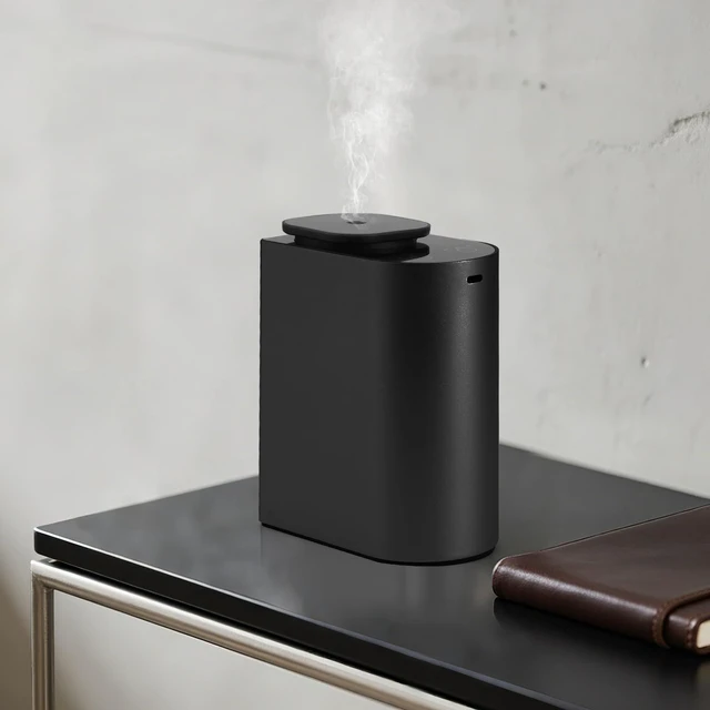 Alt view image 5 of 6 - Waterless Essential Oil Diffuser4000 mAh Large Battery, max 120ml Capacity, Suitable for Hotels, Large Rooms, Offices, bedroomsAluminum Alloy Desktop Scent Diffuser (Black)
