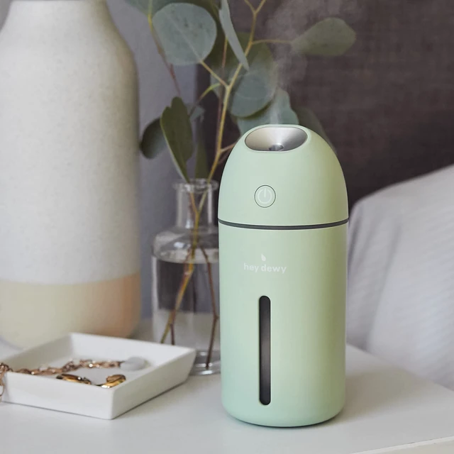 Alt view image 3 of 3 - Wireless Portable Facial Humidifier for Skin Hydration, Rechargeable Mini Cool Mist Humidifier for Travel, Desk & Bedside, 8-Hour Runtime (Sage)