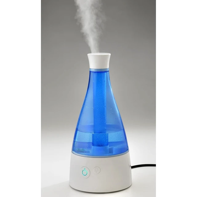 Alt view image 4 of 6 - Ultrasonic Cool Mist Humidifier, 30 Hrs. Run Time, 0.5 Gal. Tank Capacity, 350 Sq. Ft. Coverage, Small Rooms, Quiet, Filter Free, Silver Clean Treated Tank, H940AR