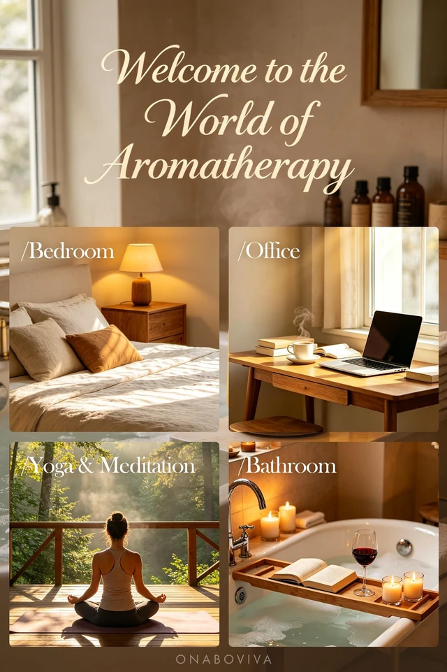 Alt view image 6 of 6 - Essential Oil Diffuser - 2.4 MHz Ultrasonic Ceramic Diffuser with Pulse/Continuous Mist & 3 Night Light Modes, Waterless Auto-Off, Silent Aromatherapy Diffuser for Home, Office, Gifting & Home Decor
