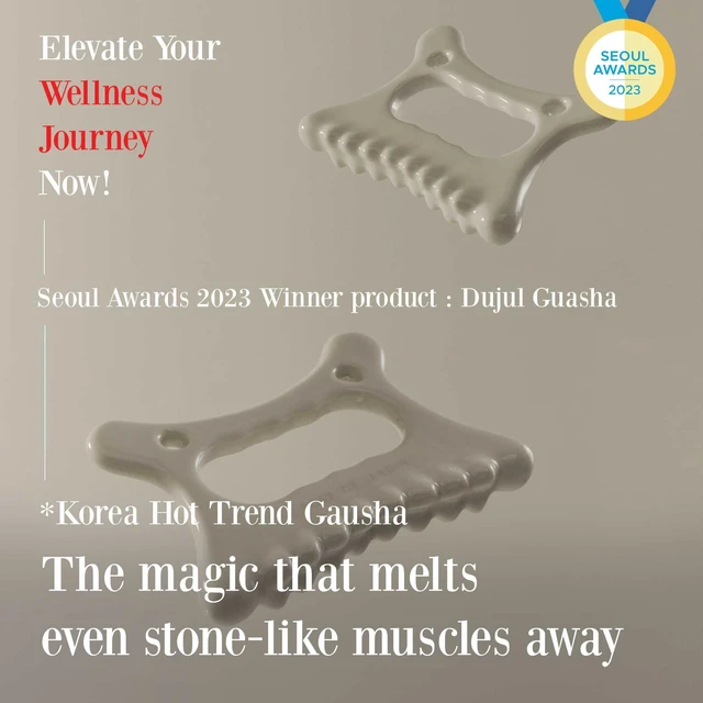 Alt view image 2 of 7 - ROSE DE JARDIN Ceramic Gua Sha, Face&Body Guasha, Korean Gausha, Face Lift, Muscle Relief Massage Board, Skin Care Gift for Men Women