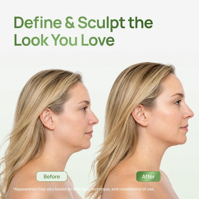 Alt view image 3 of 7 - Jade Gua Sha Facial Tools Lymphatic Drainage Face Massager | Guasha Tool for Face Sculpting & Jawline Shaper Skincare Gift Reduces Puffiness & Relieves Tension