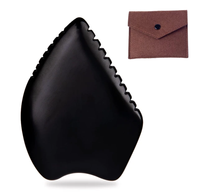 Main image of Gua Sha Facial Massage Tools, BianStone Traditional Face & Body Massage Tool, Lymphatic Drainage Face Sculpting Tool, The Newly Upgraded Unique Tooth Edge