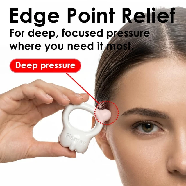 Alt view image 5 of 7 - Ceramic Ring Mini Gua Sha Fascia Tool. Face for Lift. Korean Beauty Massage | Natural Korean Face Massager for Lymphatic Drainage, Cellulite, Muscle Recovery & Trigger Point Relief