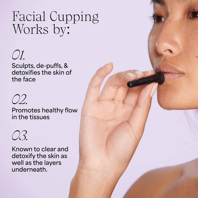 Alt view image 4 of 6 - Lumin Cupping Set I Facial Cupping Tools to Decrease Puffiness, Increase Collagen Production, Sculpt Cheeks + Chin, Detox + Clear Breakouts