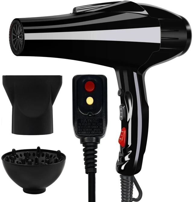 Main image of Hair Dryer, 3500w Professional Salon Blow Dryer for Fast Drying | Powerful Ionic Hair Dryer, High Speed Blow Dryer with Concentrator & Diffuser for Home Salon Use