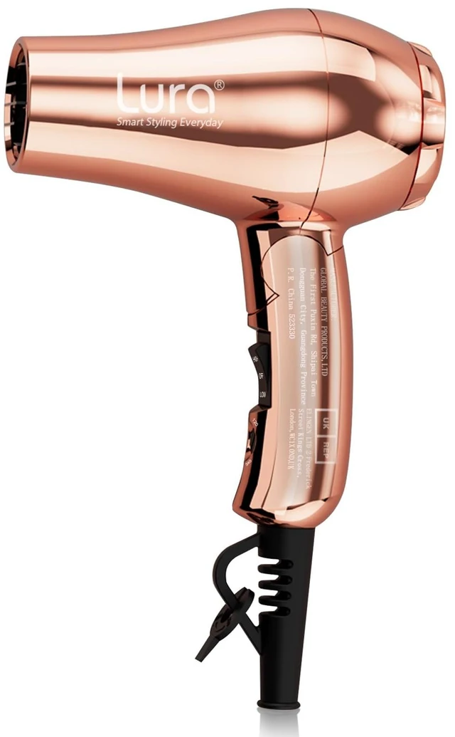 Main image of Mini Portable Travel Hair Dryer:Dual Voltage Small Lightweight Blow Dryer with EU Plug,1200W Compact Hairdryer with Folding Handle,with Concentrator&Diffuser Attachment,for Women and Men