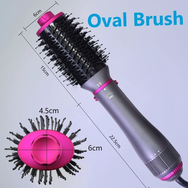 Alt view image 7 of 7 - Blow Dryer Brush 4-in-1, Hot Air Styler Set with Negative Ion for Salon Blowout, Drying, Smooth Wavy, Volumizing, Straightening, Sleek and Less Frizz