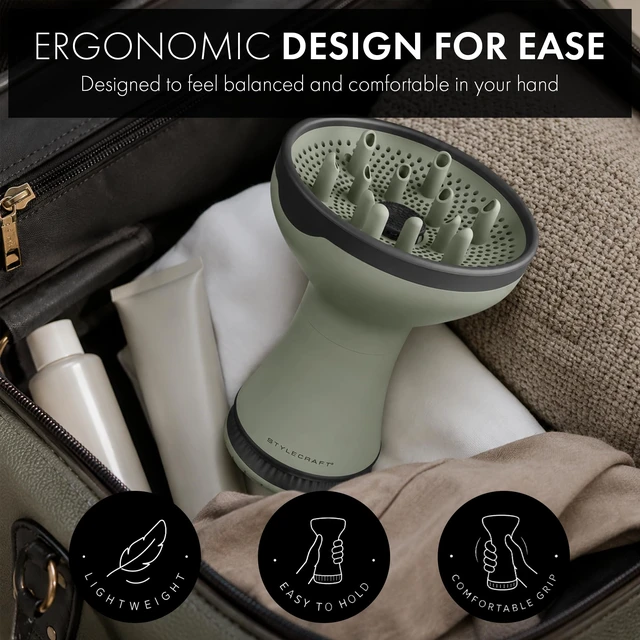 Alt view image 6 of 7 - Sage 2-in-1 Diffuser Hair Dryer for Curly Hair & Defined Styling | 2-IN-1 Diffuser & Hair Dryer with an integrated diffuser, designed to define curls, reduce frizz and amplify volume and shine