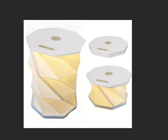 Alt view image 7 of 7 - Portable Cordless Lamp, Battery Operated Table Lamp with Touch Dimmer, Rechargeable Folding Night Light for Bedroom, Living Room, Office, Travel, Home Decor