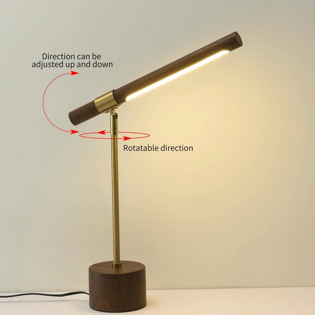 Alt view image 6 of 7 - Adjustable Office Desk Lamp - LED Touch Control Foldable Swivel 3 Color Modes Light Metal