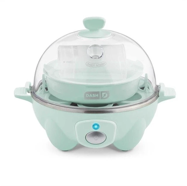 Main image of Rapid Egg Cooker, 7 Eggs, Hard Boiled, Poached & Omelettes, Aqua | Electric Egg Poacher, Boiler, Steamer & Omelette Maker, Soft, Medium or Scrambled Eggs, Auto Shut-Off, BPA-Free