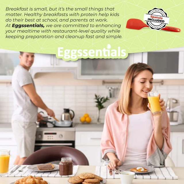 Alt view image 7 of 7 - Poached Egg Maker, Stainless Steel Egg Poaching Pan, Poached Eggs Cooker Food Grade Safe PFOA Free with Spatula.