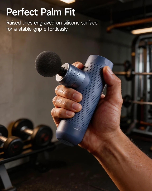 Alt view image 4 of 7 - Super Mini Massage Gun, Deep Tissue Travel Massager for Muscle Relief | Ultra-Compact Design, Travel Percussion Massager, Men & Women Post-Workout Recovery, Home, Gym, Office, FSA Eligible HSA
