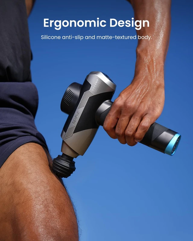 Alt view image 5 of 7 - Ascend Massage Gun, Adjustable 6-12mm Amplitude | FSA Eligible HSA, Professional Massager for Customized Intensity, Deep Tissue Percussion Massager with 5 Speeds