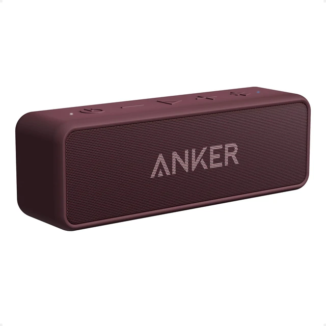 Main image of soundcore 2 Portable Bluetooth Speaker, 24-Hour Playtime, IPX7 | 12W Stereo Sound, Wireless Stereo Pairing, Bluetooth 6, Bassup, Wireless Speaker for Home, Shower, Outdoors, Travel, Camping