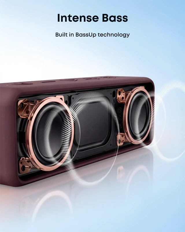 Alt view image 5 of 6 - soundcore 2 Portable Bluetooth Speaker, 24-Hour Playtime, IPX7 | 12W Stereo Sound, Wireless Stereo Pairing, Bluetooth 6, Bassup, Wireless Speaker for Home, Shower, Outdoors, Travel, Camping