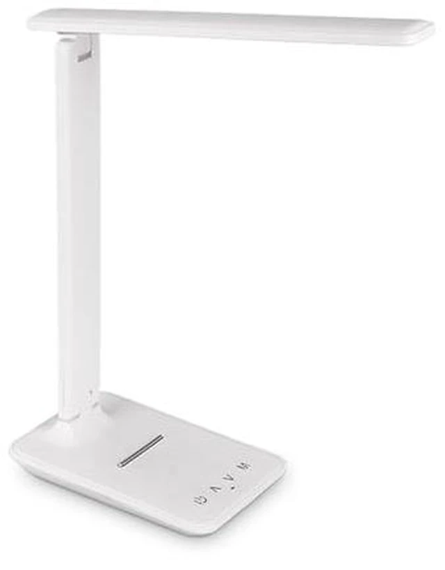 Main image of LED Desk Lamp, Foldable Eye Caring Table Lamp with Touch Control 5 Color Temperatures 5 Dimmable Levels USB Charging Port for Home Office Reading Study (White)