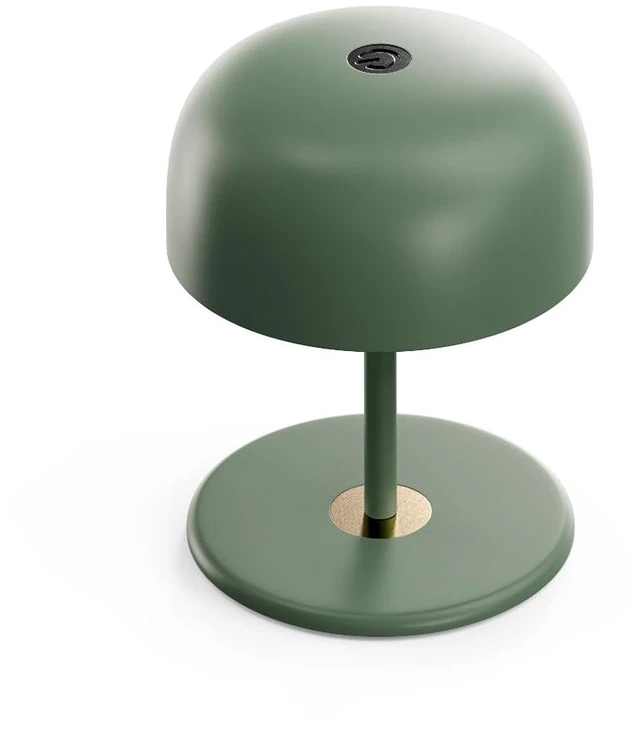 Main image of 3-Height Adjustable Cordless LED Table Lamp (11.6"/8.66"/5.12") - Rechargeable Touch Control Desk Light with 2700K Warm Lighting, USB Powered for Bedroom, Camping & Romantic Dinners (Green)
