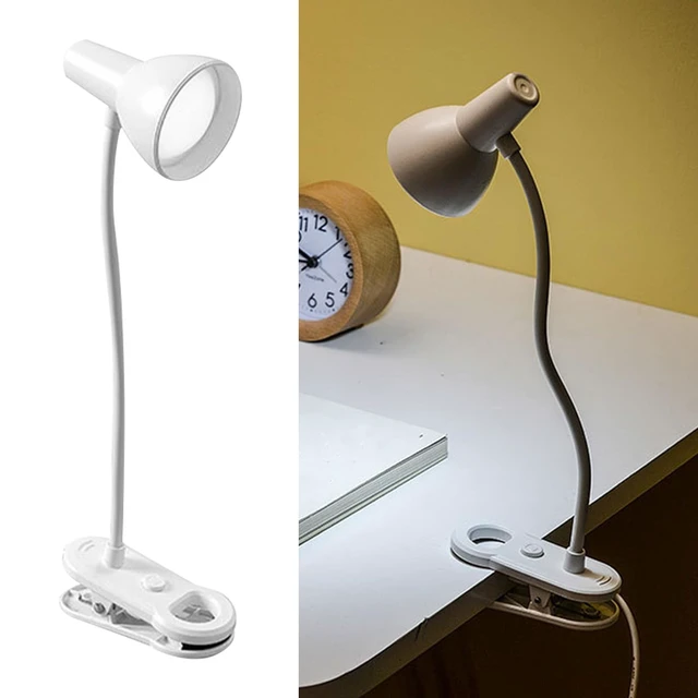 Alt view image 5 of 7 - LED Desk Lamp, 360 Degree Rotating Foldable Bedside Lamps, Desk Lamps for Home Office, Eye Protection Table Lamp for Bedroom, Home Office, Study Room (Clip USB Version)
