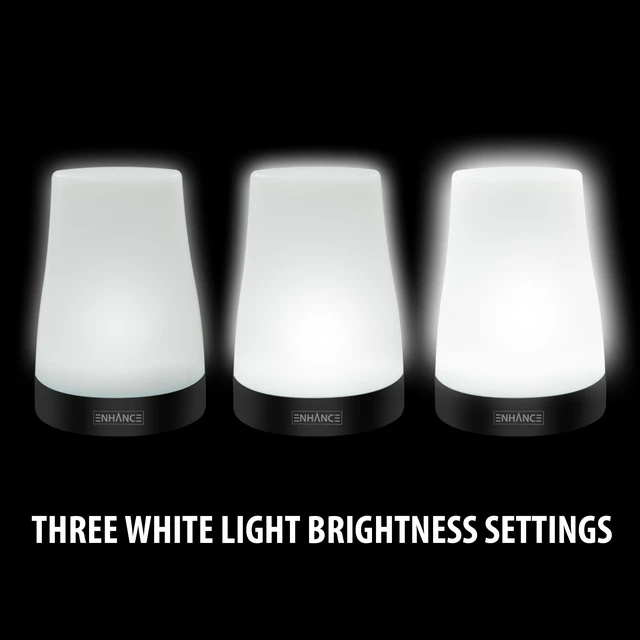 Alt view image 6 of 7 - Portable Table Lamp - Dimmable Desk Lamp with 3 Brightness Levels with 256 Color Changing Breathing Mode - USB Charged and Touch Tap Controls - Great for Bedsides and Tabletops