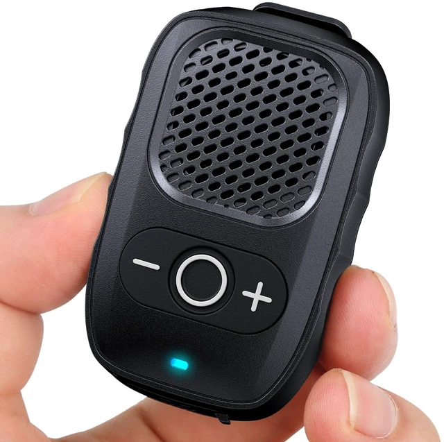 Main image of Wearable Bluetooth Speakers, Clip On Wireless Jobsite Speaker | 30H Playtime, IPX6 Water-Resistant, Portable, Built-in Mic, Hands-Free Calls, Non-Magnet