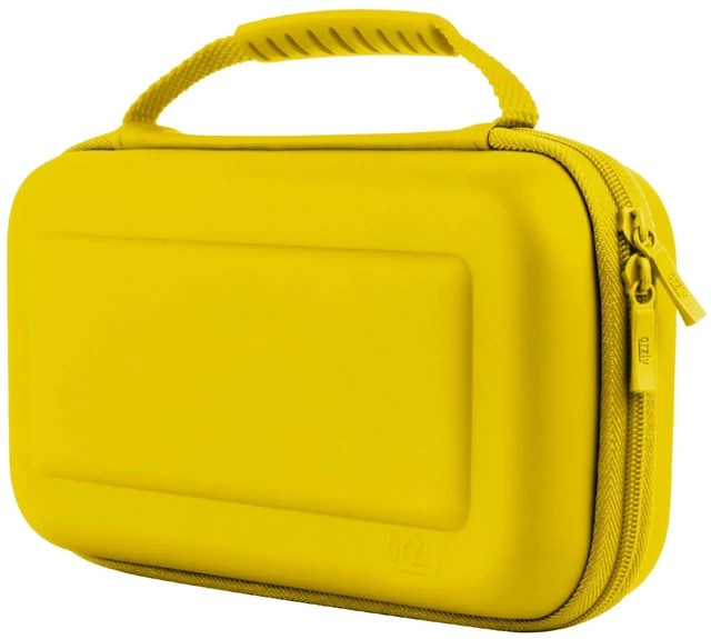 Main image of Carrying Case for Nintendo Switch and Switch Console - Yellow Protective Hard Portable Travel case Shell Pouch for Nintendo Switch Console & Accessories