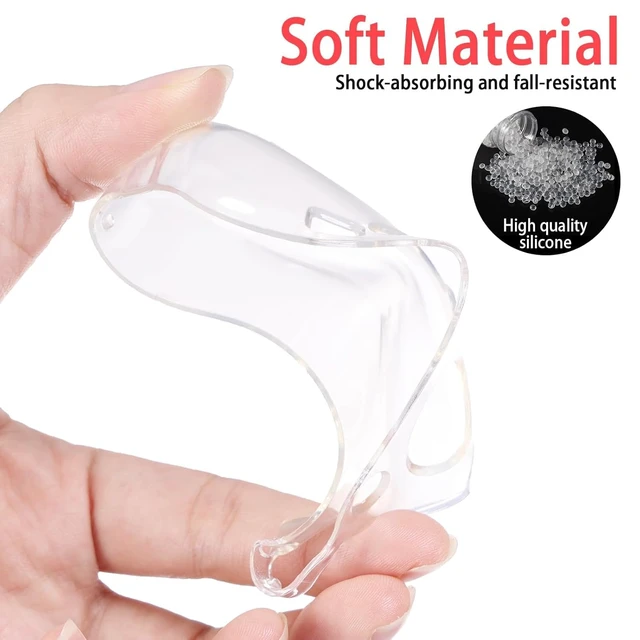 Alt view image 3 of 6 - Soft TPU Case Cover for Nintendo Switch Joy-Con, Clear Protective Case Compatible with NS Joy Cons Handheld Controller
