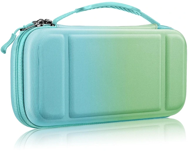 Main image of Carrying Case for Nintendo Switch / Switch OLED Model (2021) | Shockproof, Hard Shell Protective Cover, Portable Travel Storage Bag, 10 Game Card Slots & Inner Pocket, Seaside Ombre