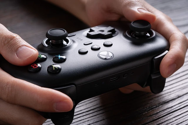 Alt view image 7 of 7 - Ultimate 3-Mode Controller, Hall Effect Joysticks, Pro Back Buttons, Wired Only for Xbox Series X|S & Xbox One, Compatibility with Apple, Windows & Android, Officially Licensed (Black)