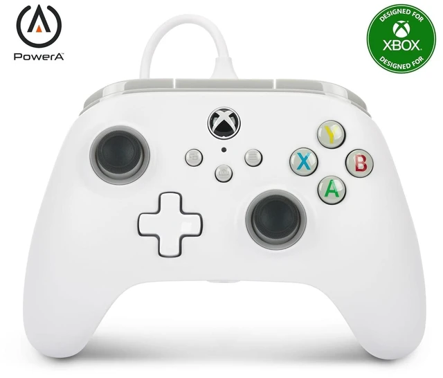 Main image of Wired Controller for Xbox Series X|S - White, gamepad, wired video game controller, gaming controller, works with Xbox One