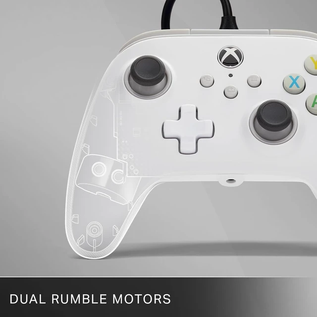 Alt view image 3 of 7 - Wired Controller for Xbox Series X|S - White, gamepad, wired video game controller, gaming controller, works with Xbox One