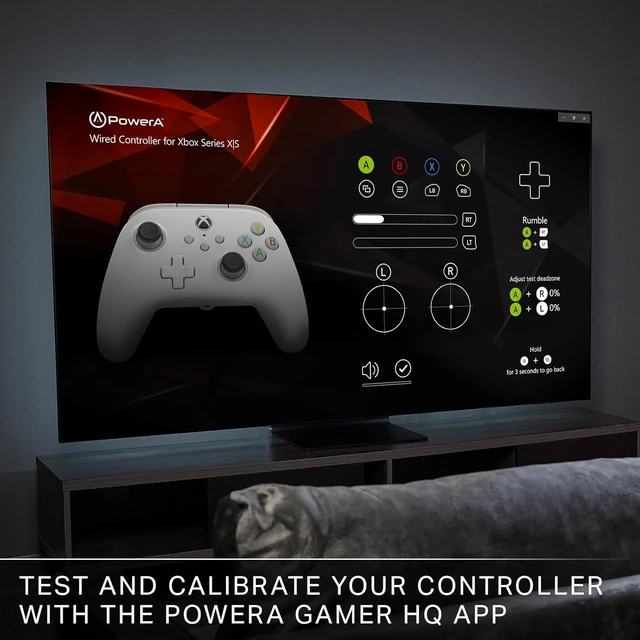 Alt view image 7 of 7 - Wired Controller for Xbox Series X|S - White, gamepad, wired video game controller, gaming controller, works with Xbox One