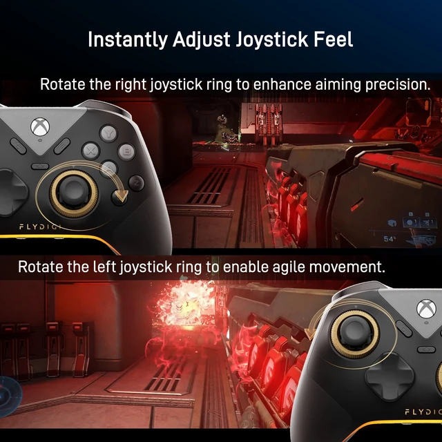 Alt view image 2 of 7 - VADER 5S Wired Controller for XBOX Series X|S, XBOX One, Windows | FORCEFLEX Adjustable Tension Structure, Hall Effect NO DRIFT, FORCESWITCH Triggers, 6 Remappable Buttons, 3.5mm Audio Jack