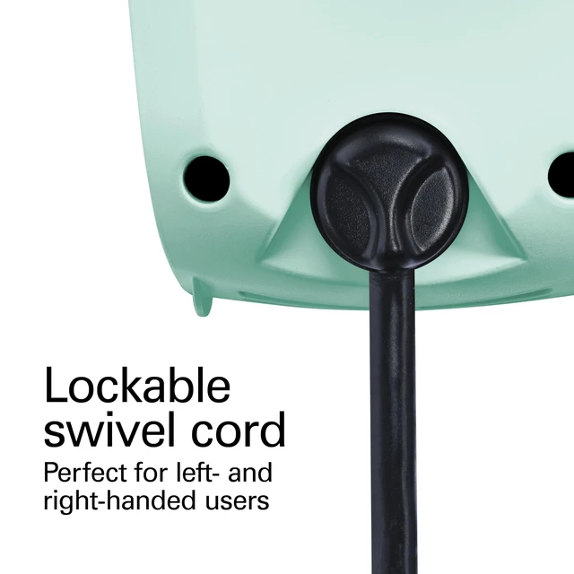 Alt view image 6 of 7 - 5-Speed Electric Hand Mixer with Snap-On Storage Case, QuickBurst, Stainless Steel Twisted Wire Beaters and Whisk, Mint (62658)