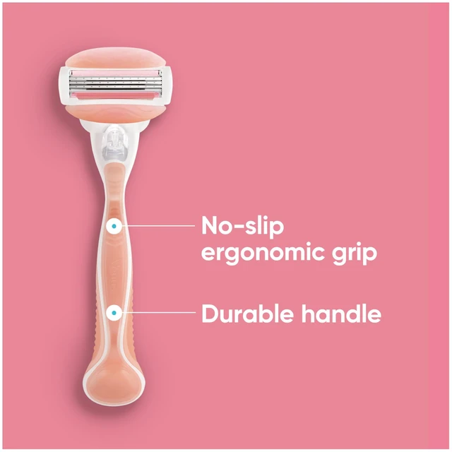 Alt view image 7 of 7 - ComfortGlide White Tea Women's Razor 1 Handle + 4 Blade Refills