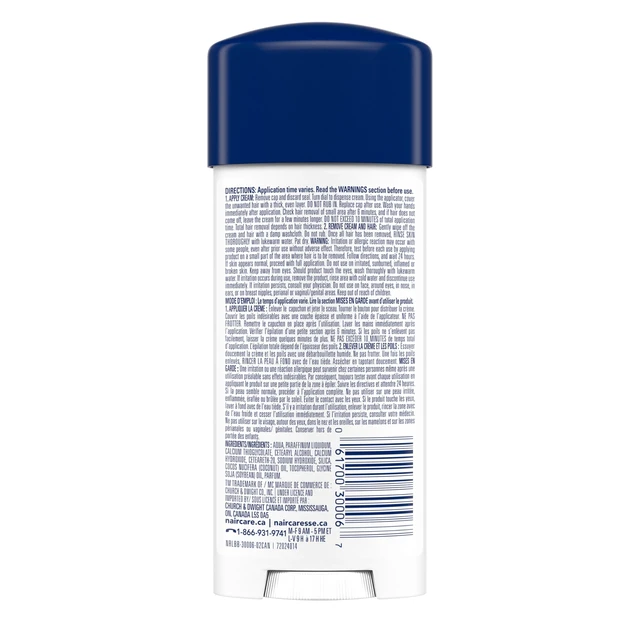 Alt view image 7 of 7 - Sensitive Formula Glide On Hair Removal Cream, 3.3 Oz | Sensitive Formula, Leg & Underarms Hair Removal, Hands-Free Applicator, Dermatologist-Tested, Coconut Oil & Vitamin E