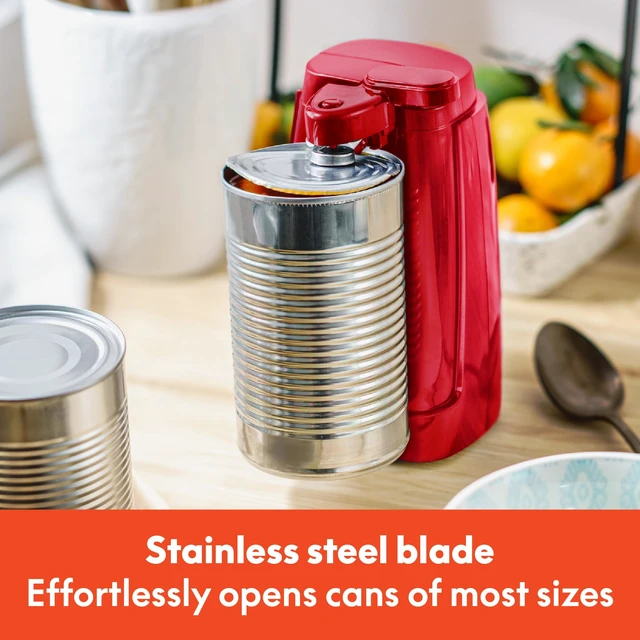 Alt view image 5 of 7 - Electric Can Opener and Knife Sharpener, Red