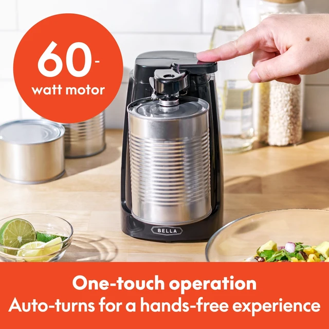 Alt view image 3 of 7 - Electric Can Opener and Knife Sharpener, Black