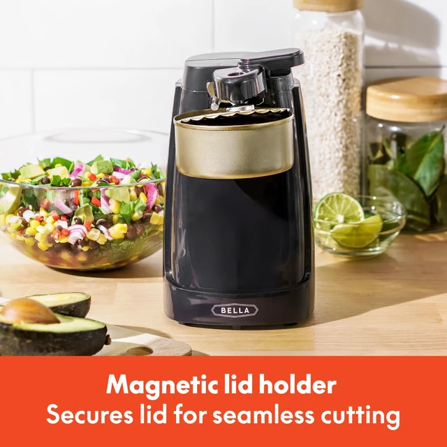 Alt view image 4 of 7 - Electric Can Opener and Knife Sharpener, Black