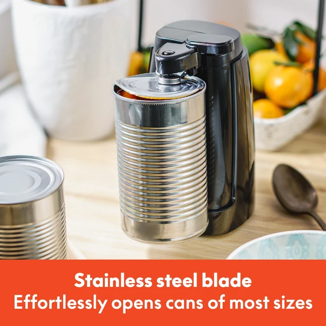 Alt view image 5 of 7 - Electric Can Opener and Knife Sharpener, Black