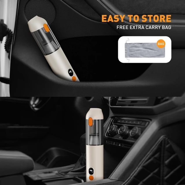 Alt view image 6 of 7 - Car Vacuum, 4-in-1 Handheld Vacuum Cordless, Mini Vacuum Blow & Suction 2 in 1 with 14000PA, Portable Vacuum for Home, Car, Hard-to-Reach Corners, Cat Litter, Desk, Office