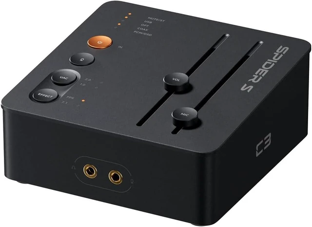 Main image of Fosi Audio C3 Gaming DAC Amp for PC, USB Headphone Amplifier with 7.1 Surround Sound, Desktop Volume Control, Footstep Enhancement, Compatible with PS5, Switch, Laptop, Headset for FPS