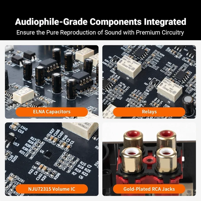 Alt view image 3 of 7 - Fosi Audio ZP3 Balanced Preamp for Home Audio, 2 RCA and 1 XLR Inputs, RCA/XLR Outputs and Sub-Out, Pre Amp for 2 Channel Stereo and 2.1 Setup, Pre Amplifier with HPF High Pass Filter and Tone Control