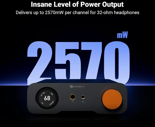 Alt view image 5 of 7 - Fosi Audio ZH3 DAC Headphone Amp, Fully Balanced Preamp with AKM4493SEQ XMOS XU316 PCM 768kHz for Amplifiers, USB/Optical/COAX/RCA/12V Trigger Input, XLR/RCA/4.4mm/6.35mm Output with Remote