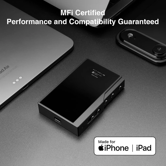 Alt view image 6 of 7 - Questyle Bluetooth 5.4 Headphone Amplifier Portable USB DAC Amps 4.4mm Balanced and 3.5mm Dual Outputs Supports PCM 384kHz/DSD256 with LDAC/aptX Adaptive Lossless for Smartphones/PC/Laptops