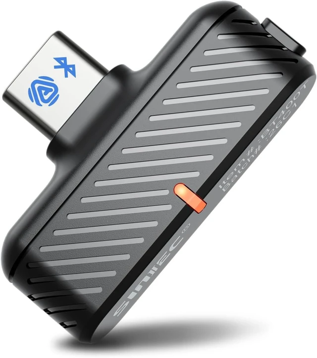 Main image of USB-C Bluetooth Dongle Adapter for PC & PS5 with LE Audio, Wireless Transmitter with LC3 & aptX HD Adaptive, One-to-Many Broadcast to Auracast Headphones, Speakers