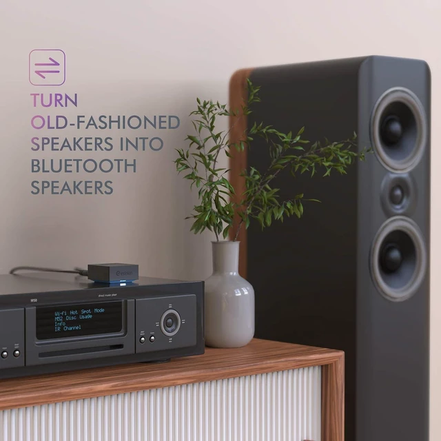 Alt view image 5 of 7 - Wireless Audio Receiver for Music Streaming Sound System Works with Smart Phones, Tablets and Car, Wireless Adapter for Speakers