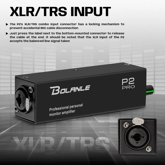 Alt view image 6 of 7 - USB-C Portable in-Ear Monitor Amplifier, 5V DC/AAA Battery , USB-C direct power or charges rechargeable AAA batteries inside; works with standard AAA too