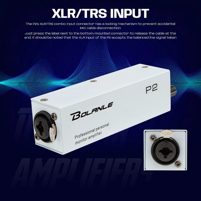 Alt view image 4 of 7 - USB-C Portable in-Ear Monitor Amplifier, 5V DC/AAA Battery , USB-C direct power or charges rechargeable AAA batteries inside; works with standard AAA too - White